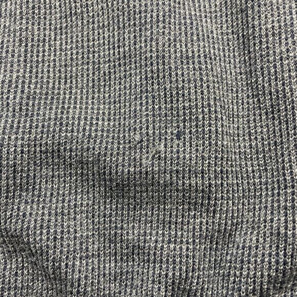 Vintage Polo Ralph Lauren Sweater Mens Medium Gray Merino Wool Shawl Neck Golf - Picture 6 of 11